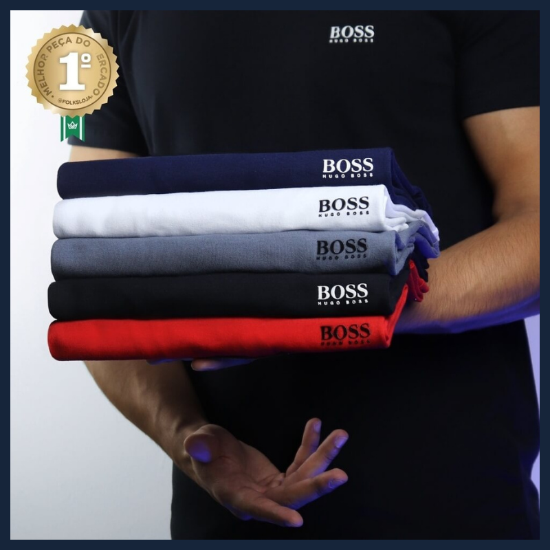 Camisetas Hugo BOSS - Pague 2 e Leve 5 - ÚLTIMAS UNIDADES