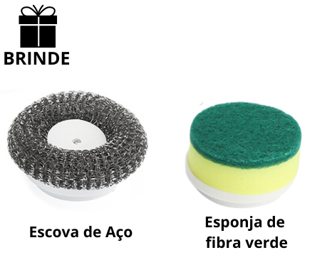 Escova Elétrica CleanBrush PRO Multifuncional (3 em 1) + 2 BRINDES EXCLUSIVOS