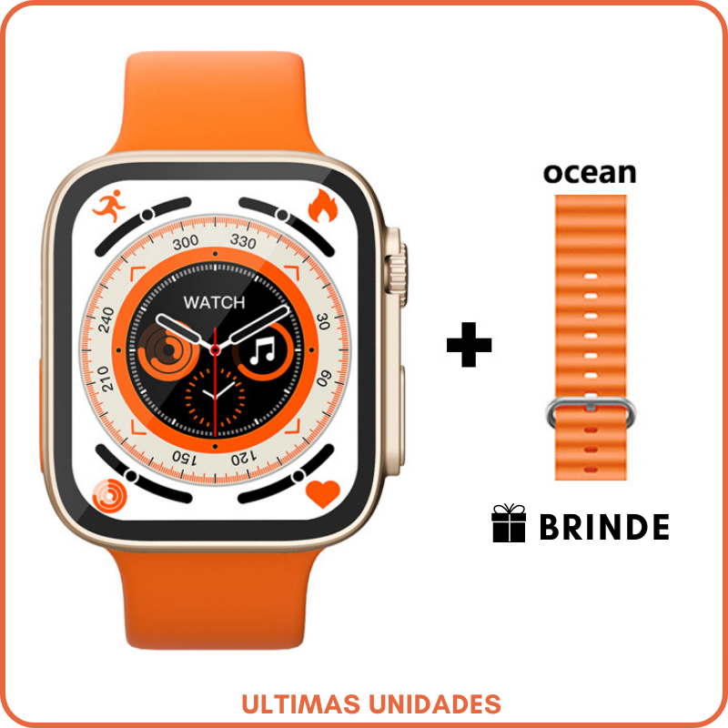 SmartWatch Serie 8 Ultra + Brinde Pulseira Ocean