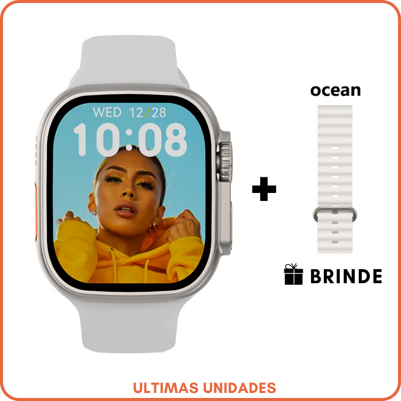 SmartWatch Serie 8 Ultra + Brinde Pulseira Ocean