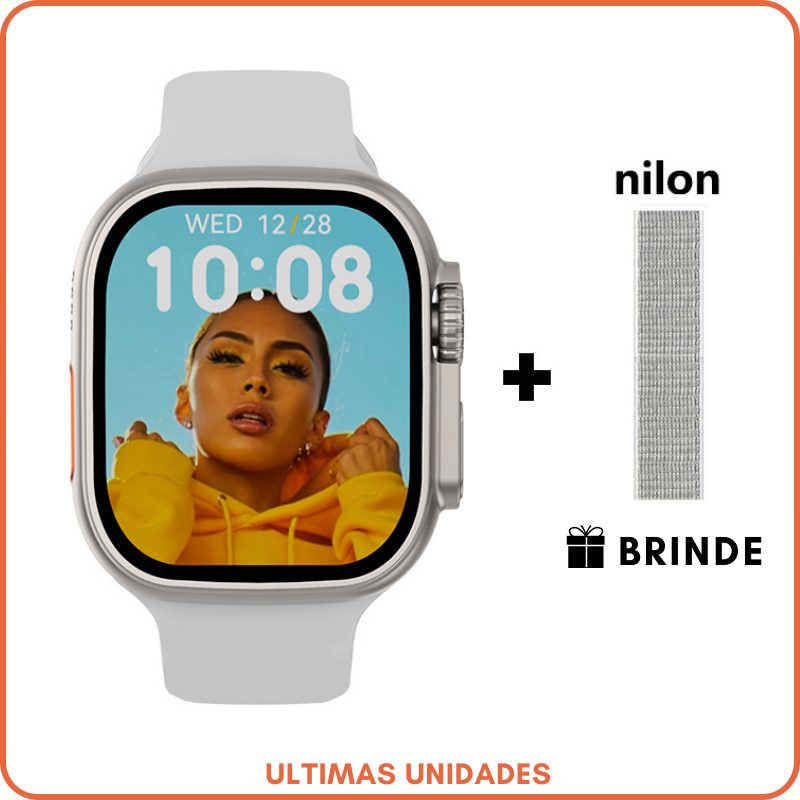SmartWatch Serie 8 Ultra + Brinde Pulseira Ocean