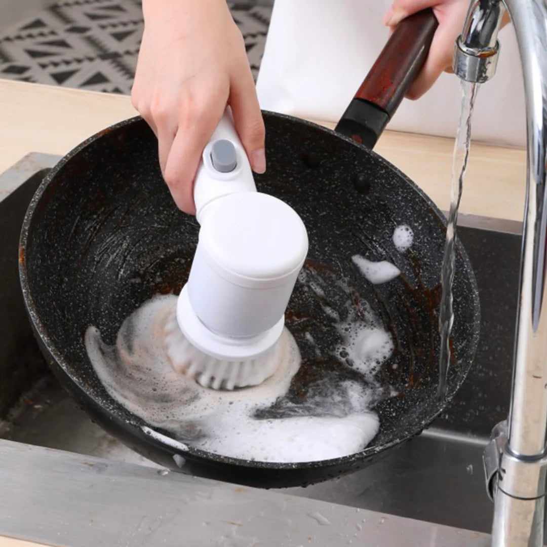 Escova Elétrica CleanBrush PRO Multifuncional (3 em 1) + 2 BRINDES EXCLUSIVOS