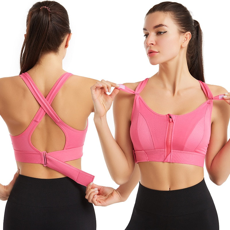 Sutiã Top SportFit Advanced Com Zíper