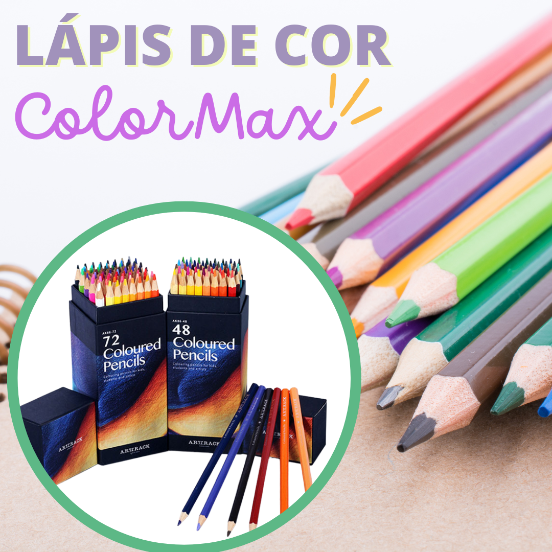 Lápis de Cor Profissional ColorMax A Base de Óleo