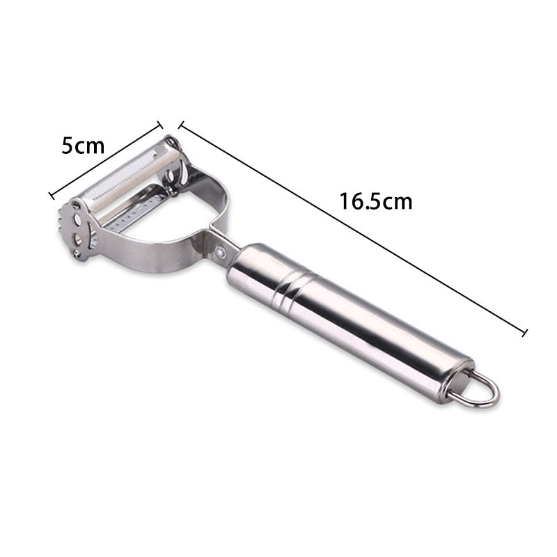 Descascador 4 em 1 Easy Peeling Multifuncional em Aço Inox, Frete Grátis + Brinde Especial