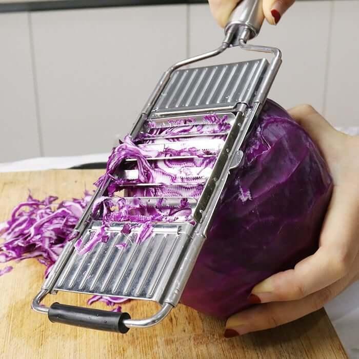 Ralador e Fatiador de Inox - Multiuso 4 em 1