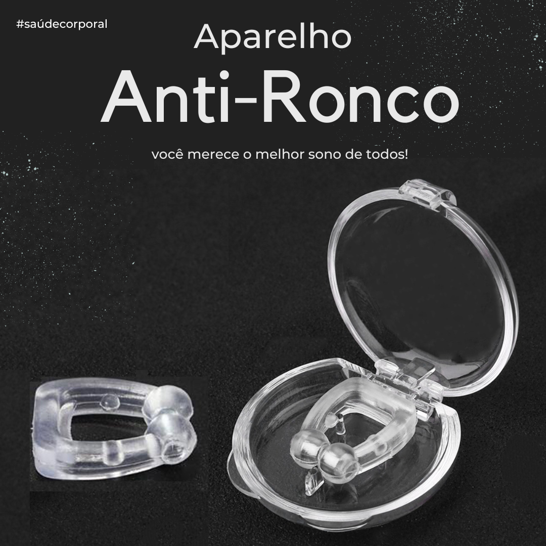 Aparelho Zero-Ronco Magnético de Silicone