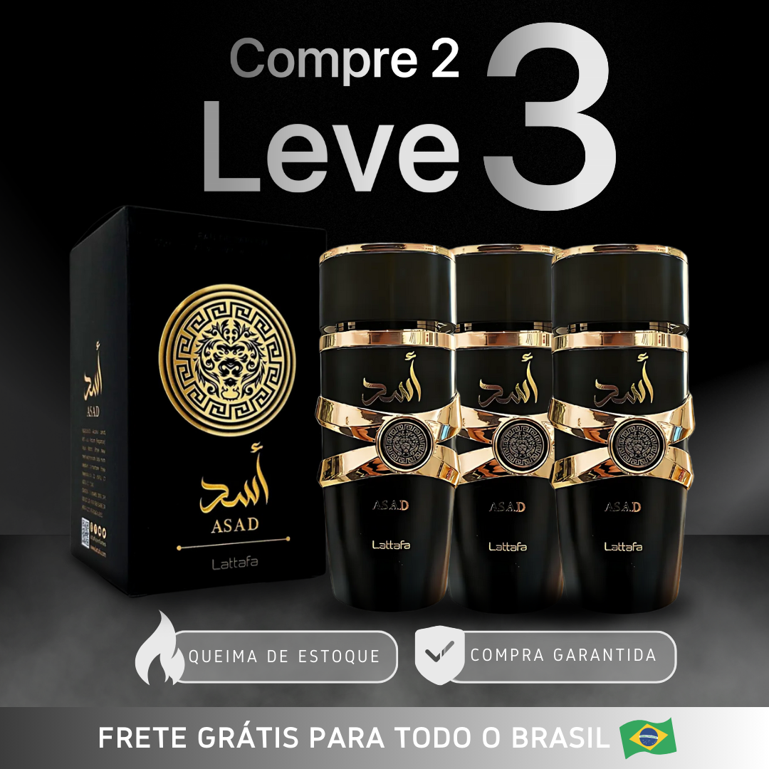 PERFUME ÁRABE - Lattafa ASAD (100ml) - NATAL