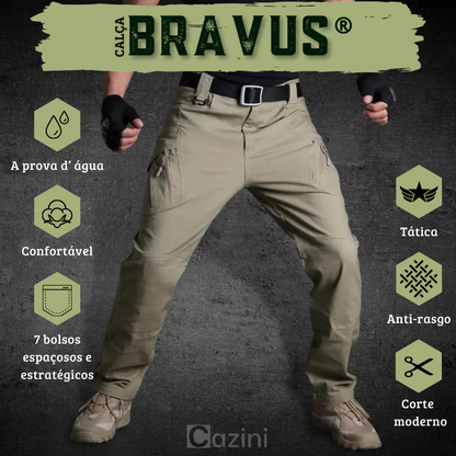 Calça Tática Bravus® Ultra Resistente e Impermeável