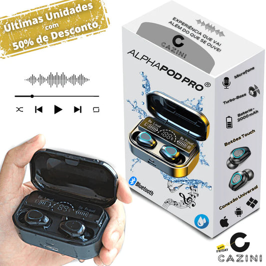 fone de ouvido sem fio AlphaPod