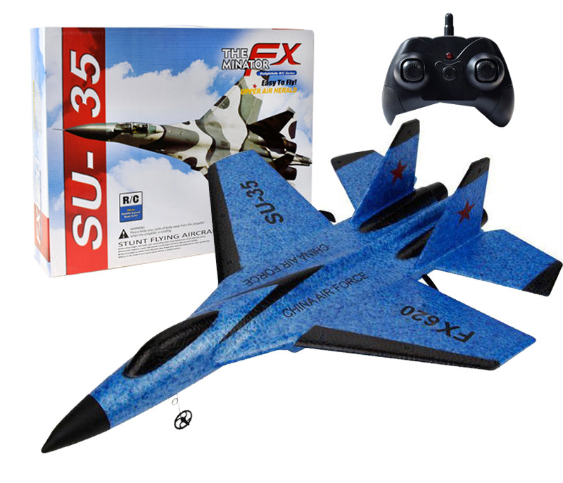 Brinquedo De Avião Modelo 2.4g Com Controle Remoto Su-57