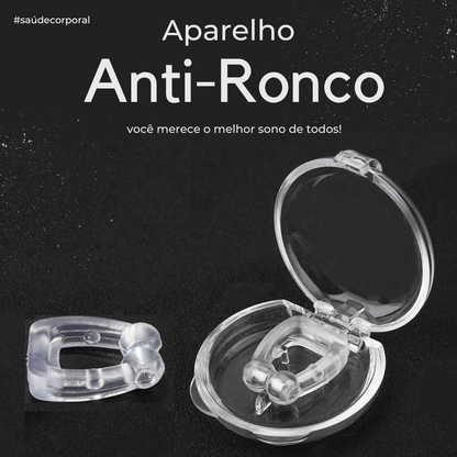 Aparelho Zero-Ronco Magnético de Silicone